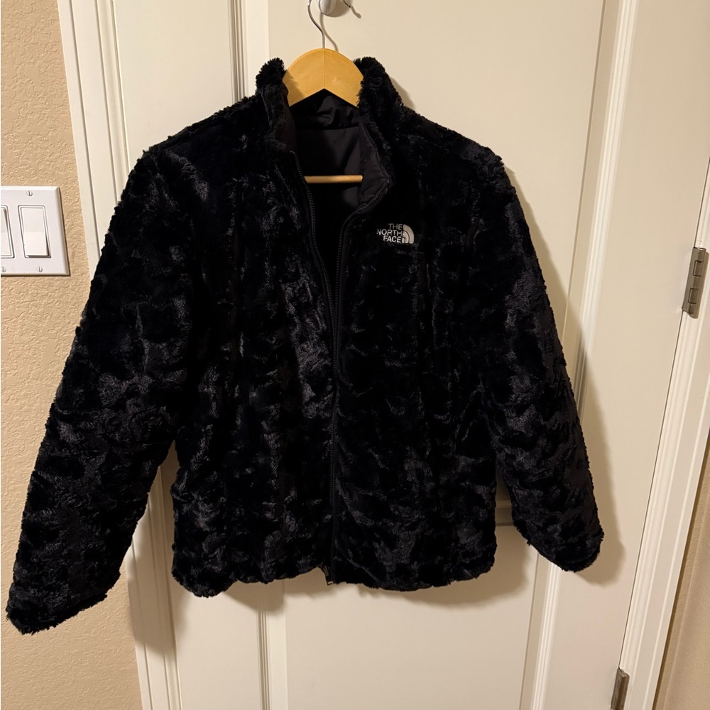 Like New North Face Girls XL Reversible Jacket - Picture 8 of 10